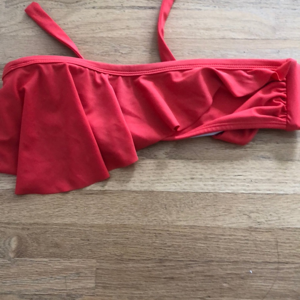 Citrine strapless bathing suit